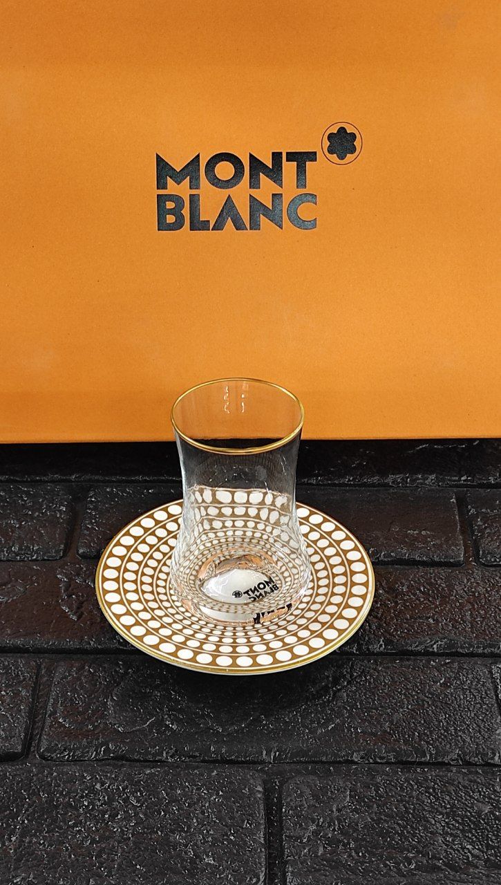 ست چایخوری لب طلا mont blanc ترکیه